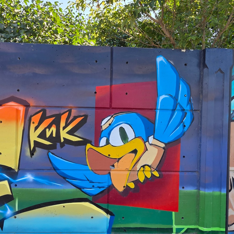 mural in Saskatoon by artist unknown.