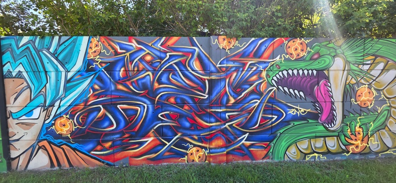 mural in Saskatoon by artist unknown.