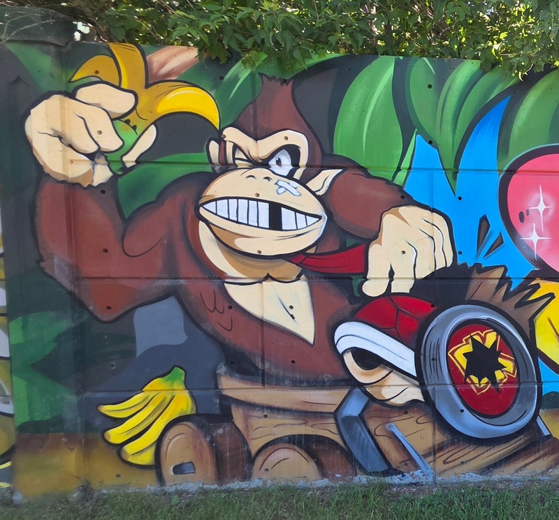 mural in Saskatoon by artist unknown.