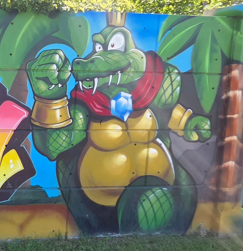 mural in Saskatoon by artist unknown.
