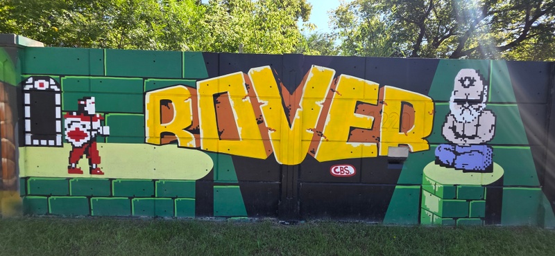 mural in Saskatoon by artist unknown.