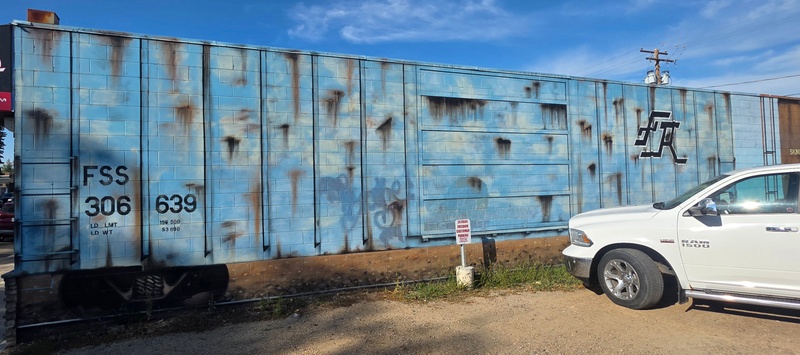 mural in North Battleford by artist unknown.