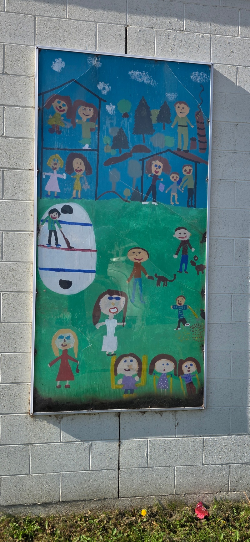 mural in Mundare by artist unknown.