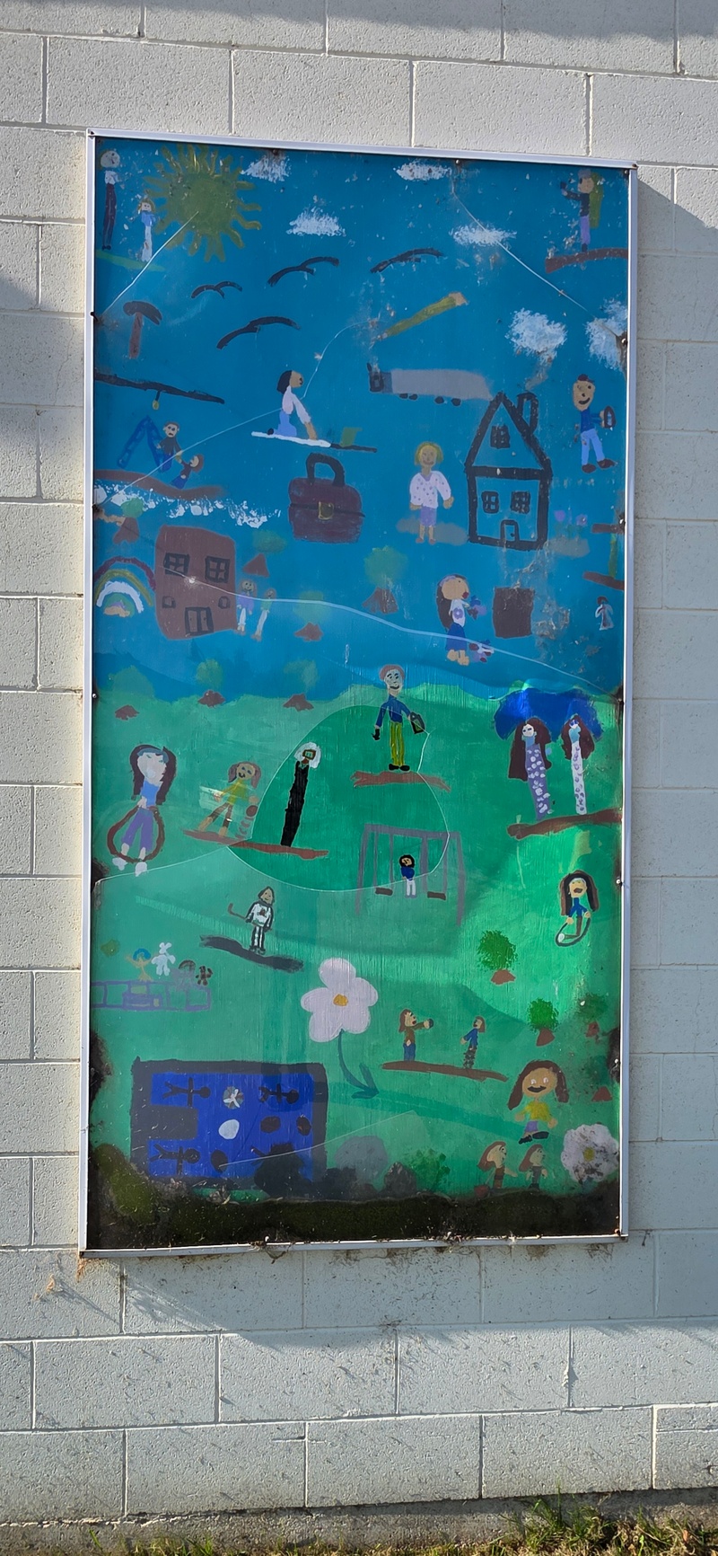 mural in Mundare by artist unknown.