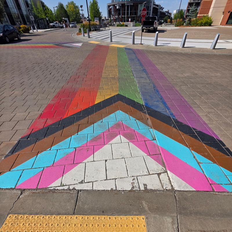 mural in Sherwood Park by artist unknown.