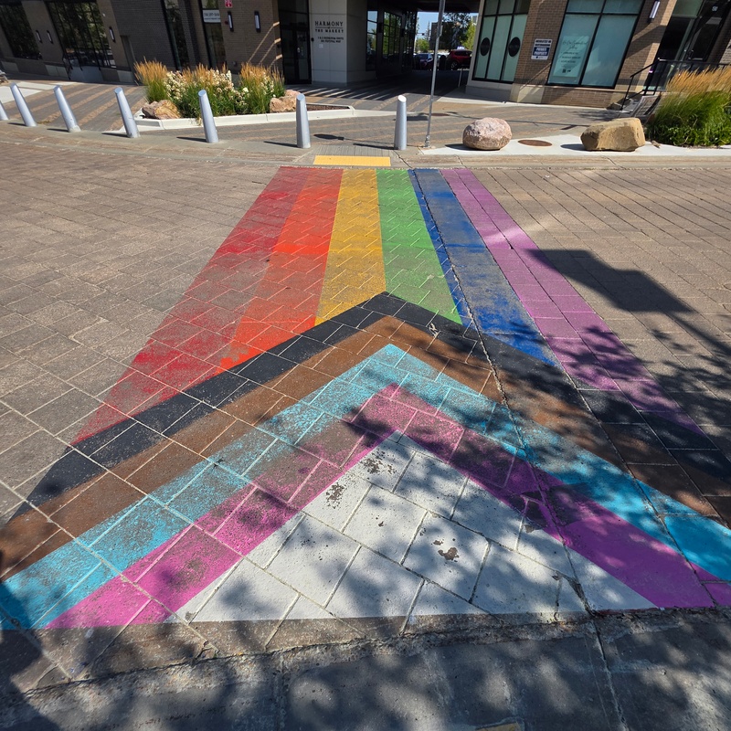 mural in Sherwood Park by artist unknown.
