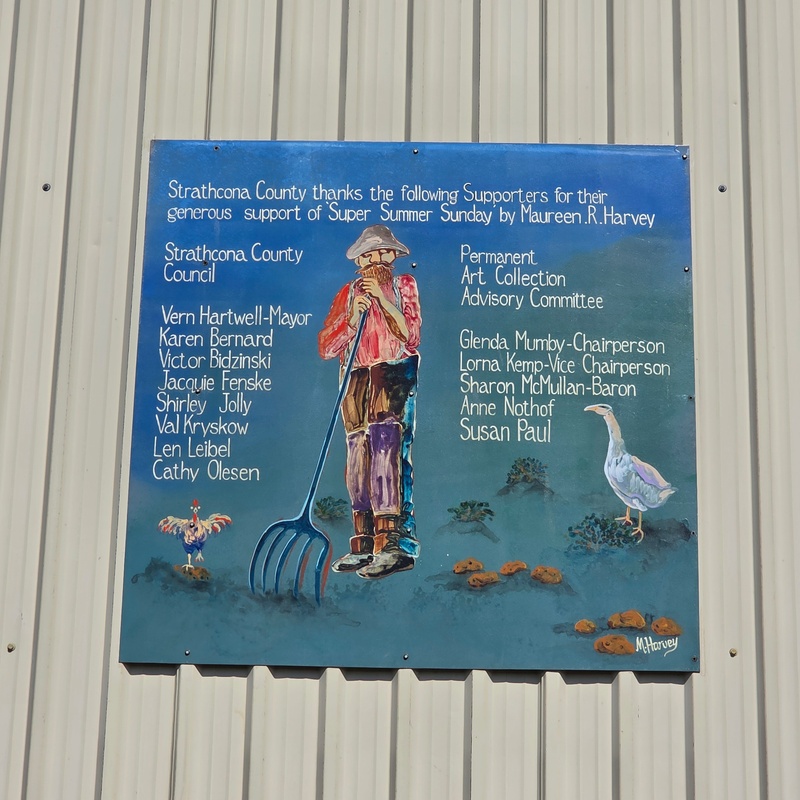 mural in Sherwood Park by artist unknown.
