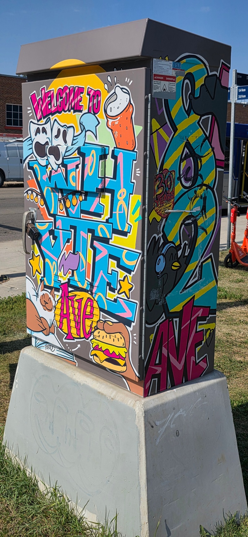 mural in Edmonton by artist unknown.