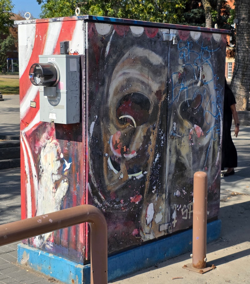 mural in Edmonton by artist unknown.