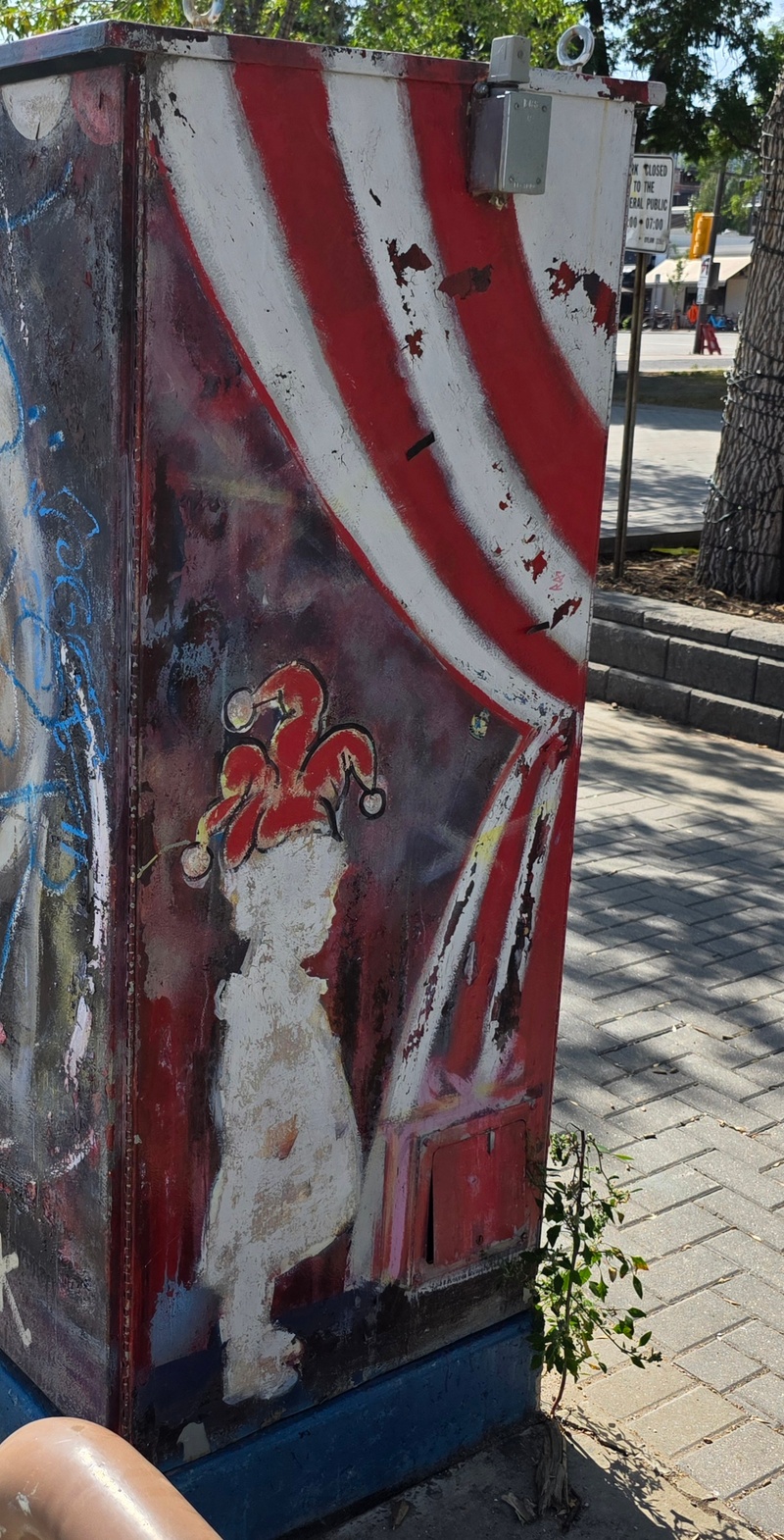 mural in Edmonton by artist unknown.