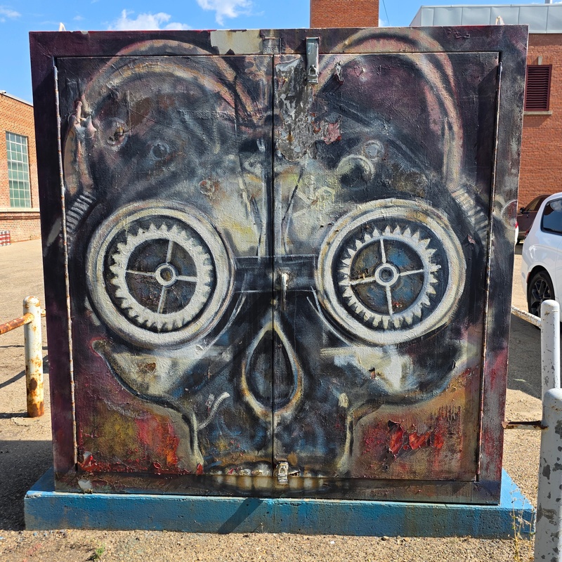 mural in Edmonton by artist unknown.