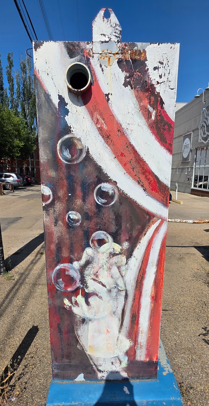 mural in Edmonton by artist unknown.