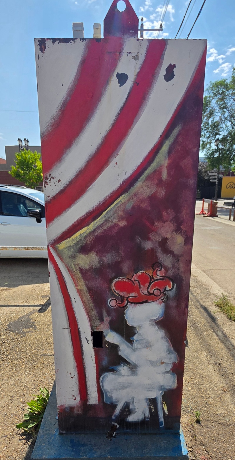 mural in Edmonton by artist unknown.