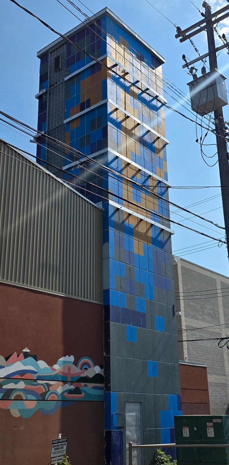 mural in Edmonton by artist unknown.
