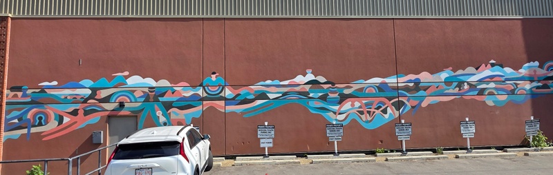 mural in Edmonton by artist unknown.