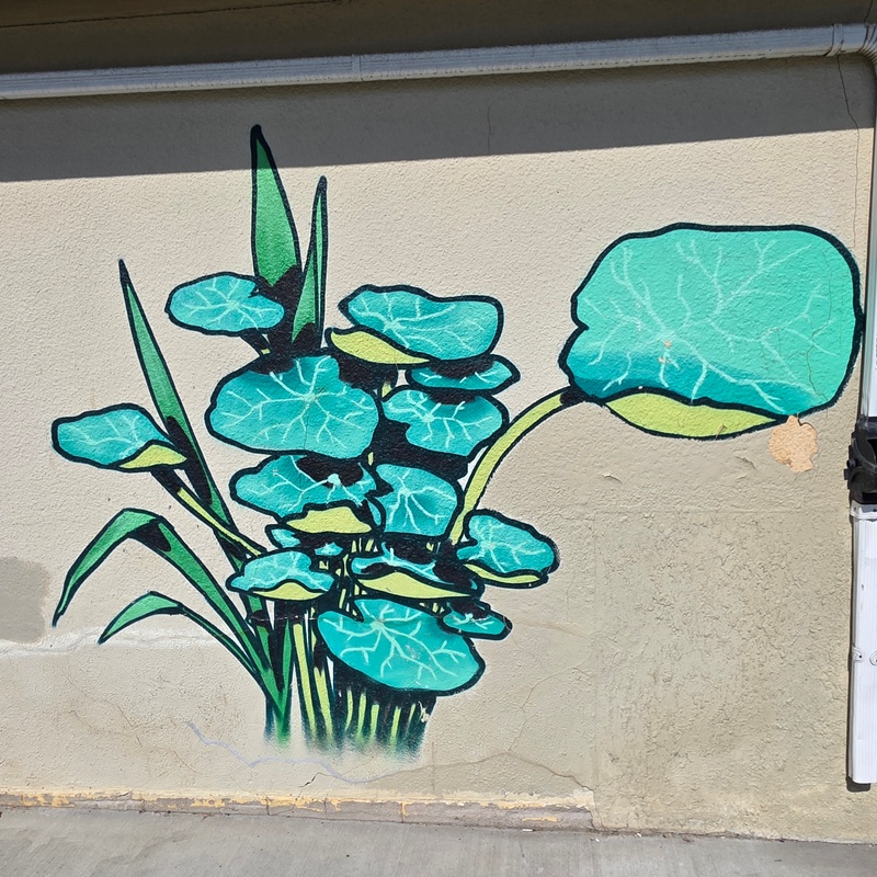 mural in Edmonton by artist unknown.