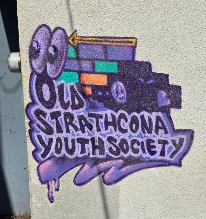 mural in Edmonton by artist unknown.