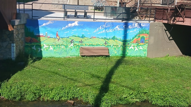 mural in Sparta by artist unknown.