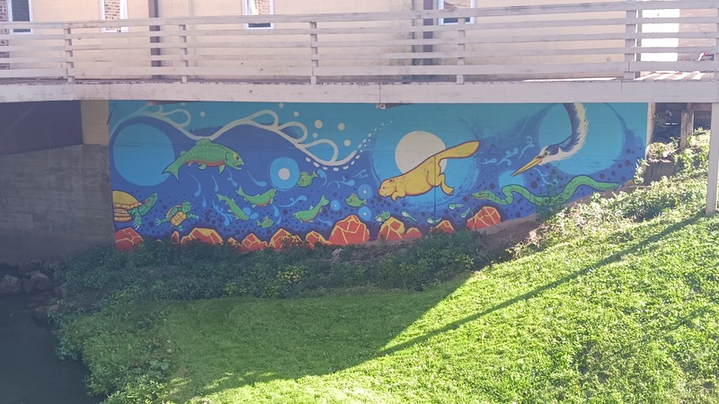 mural in Sparta by artist unknown.