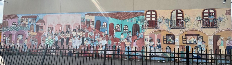 mural in  by artist unknown.