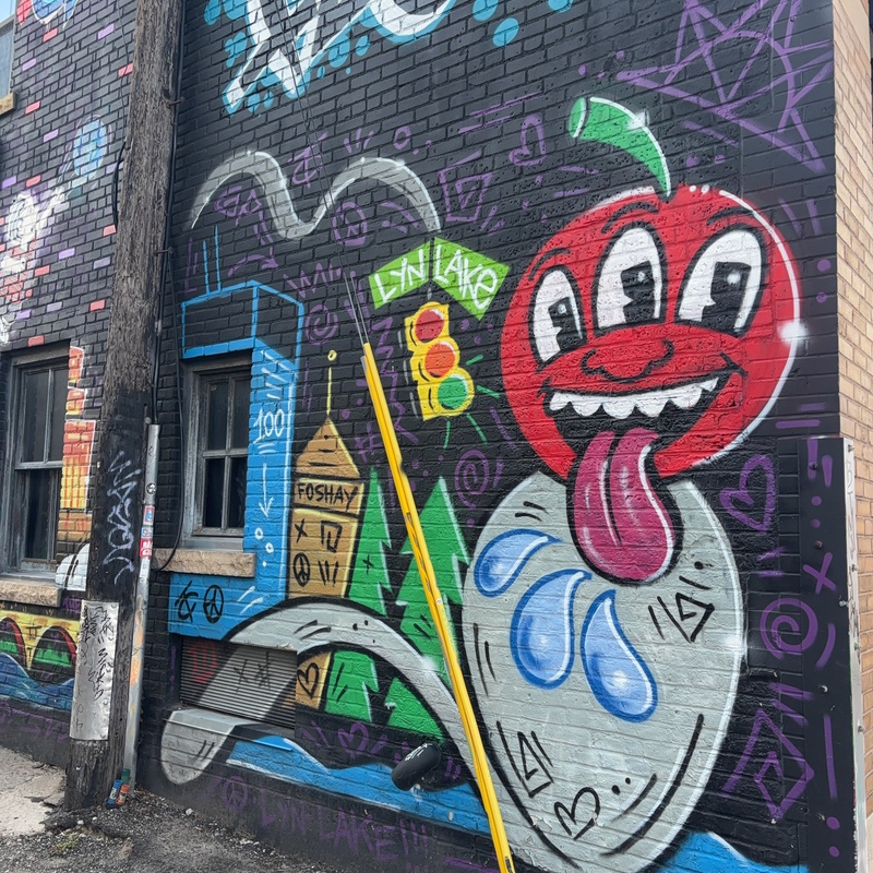 mural in Minneapolis by artist unknown.