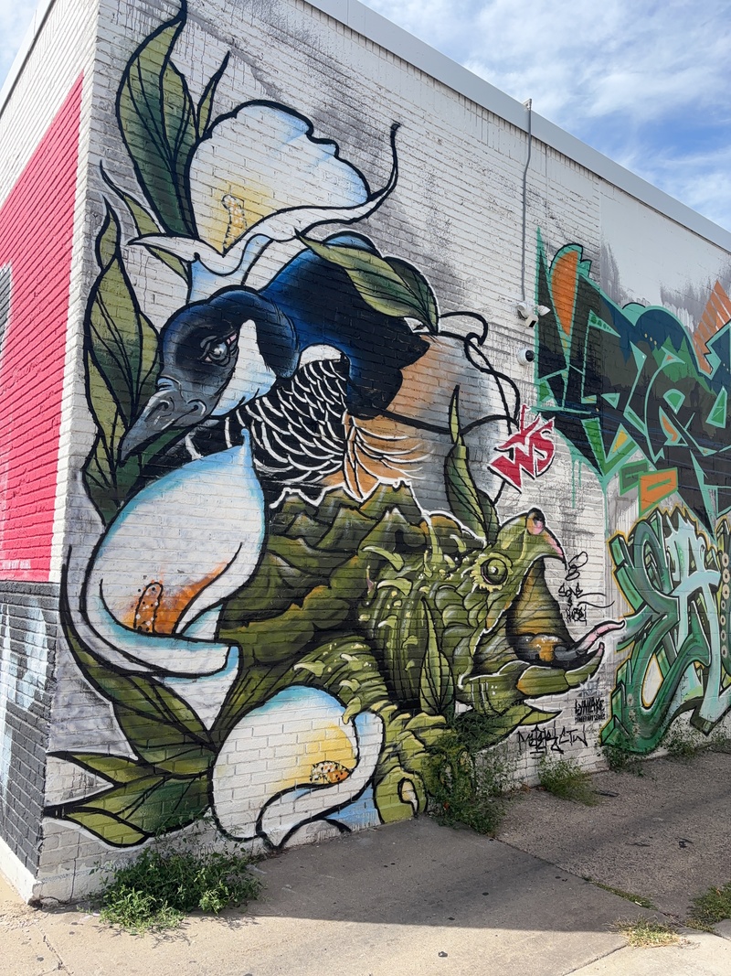 mural in Minneapolis by artist unknown.