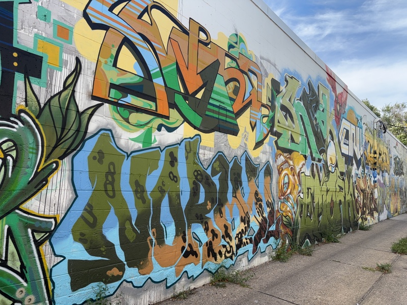 mural in Minneapolis by artist unknown.