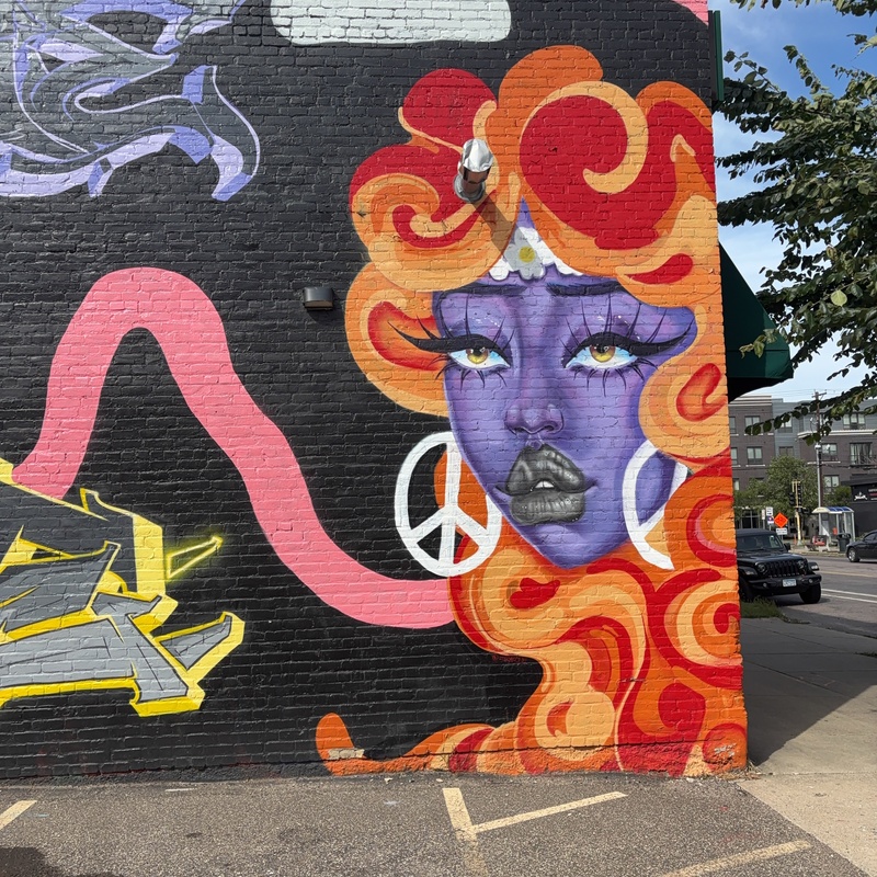 mural in Minneapolis by artist Zeye One.