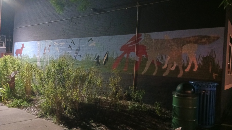 mural in Duluth by artist unknown.