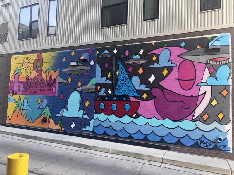 mural in Minneapolis by artist unknown.