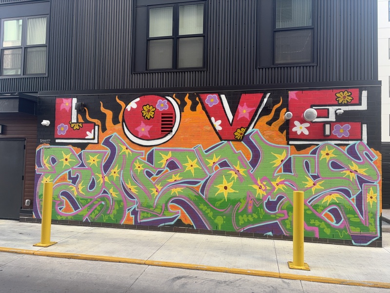 mural in Minneapolis by artist unknown.