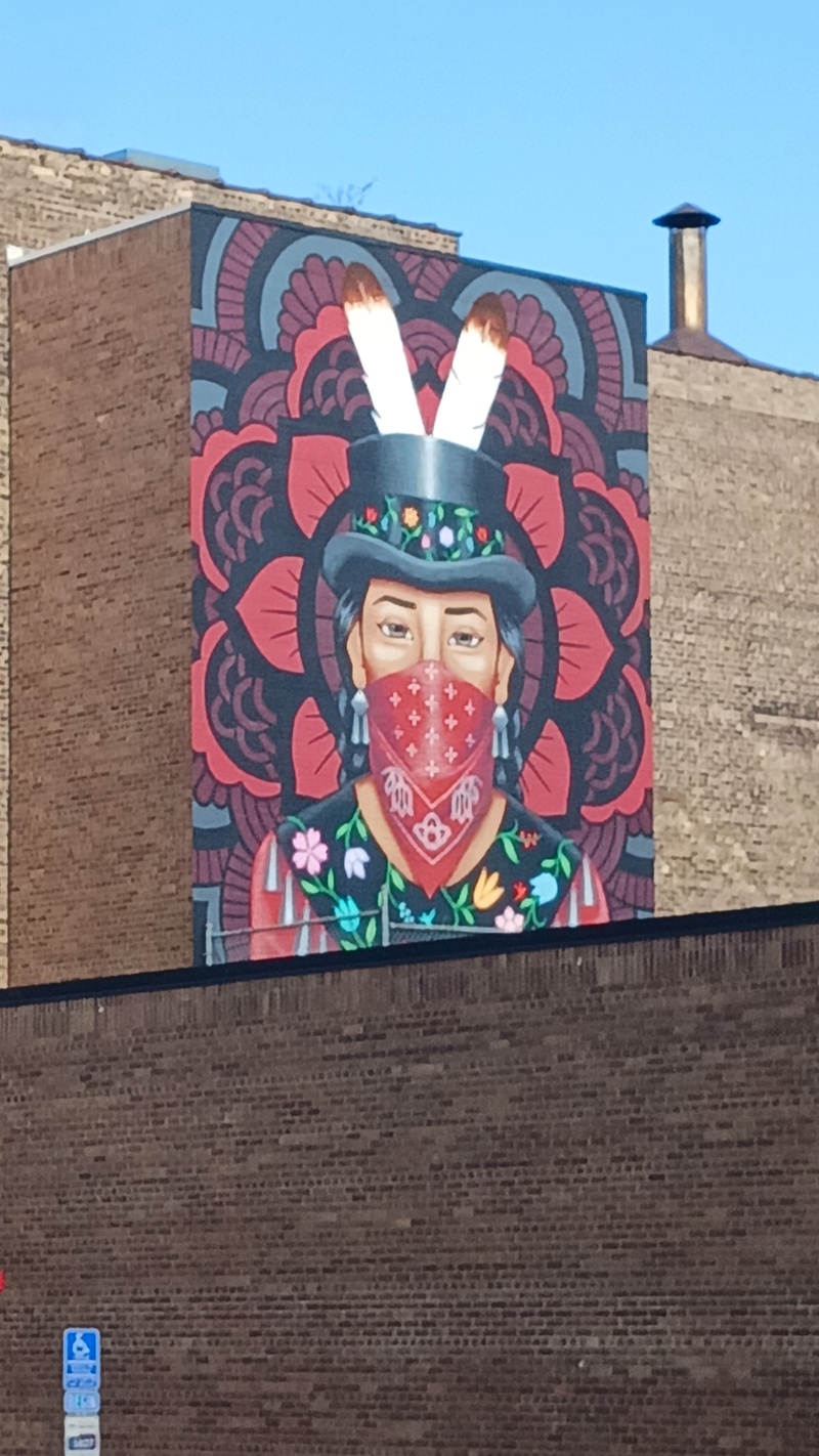 mural in Duluth by artist unknown.