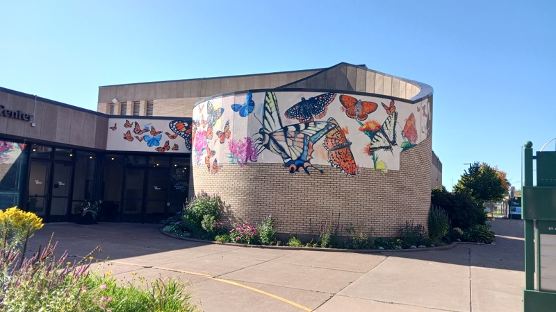 mural in Duluth by artist unknown.