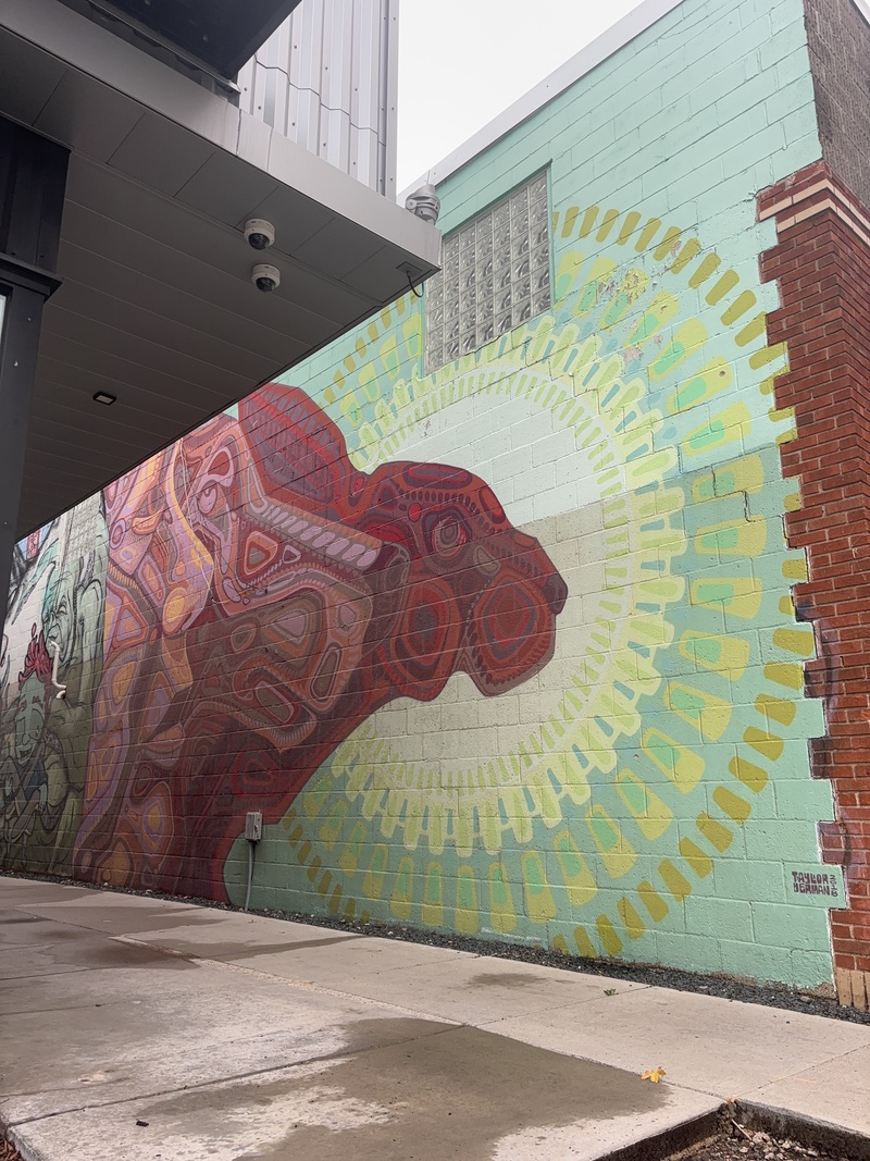 mural in Minneapolis by artist Taylor Berman.