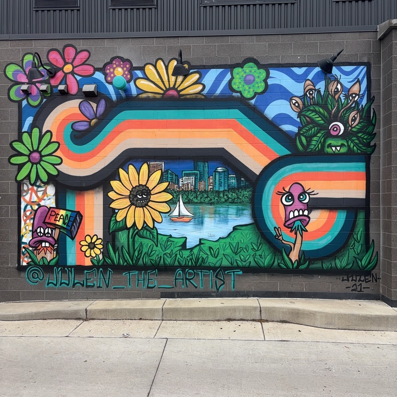 mural in Minneapolis by artist unknown.