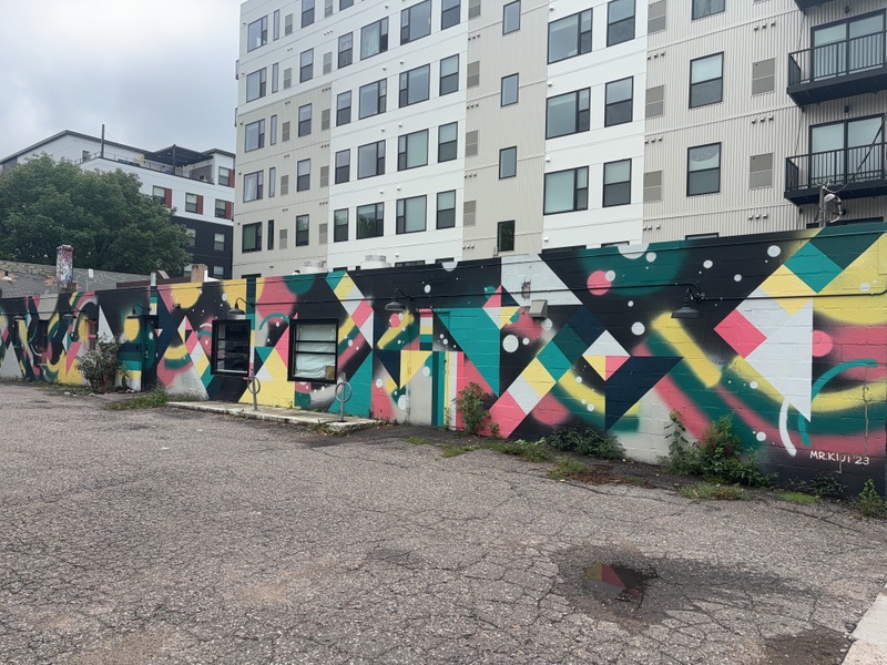 mural in Minneapolis by artist unknown.