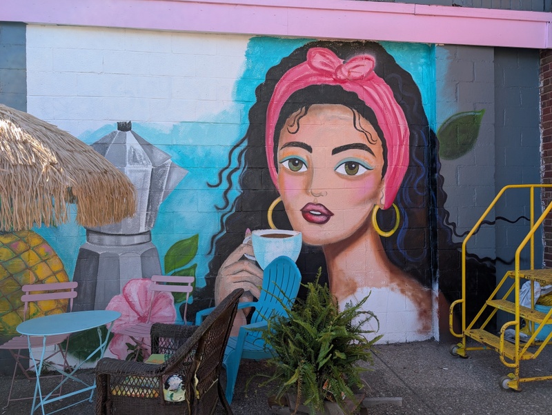 mural in Cleveland by artist unknown.