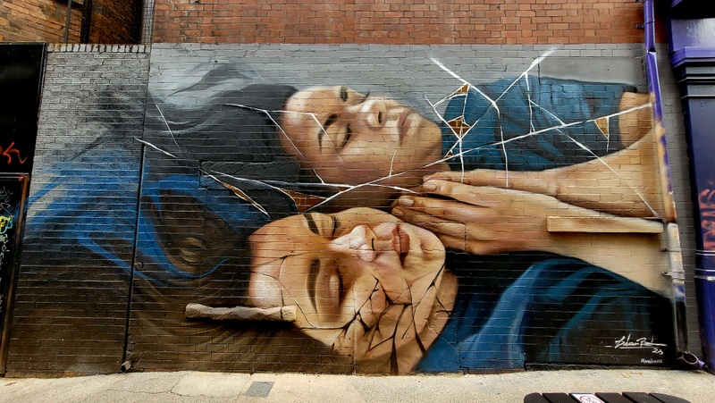 mural in  by artist Liam Bononi.