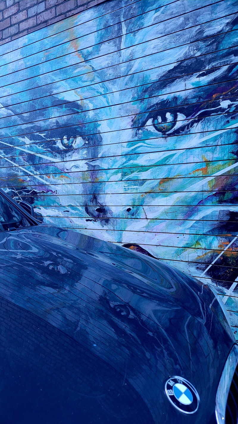 mural in  by artist unknown.