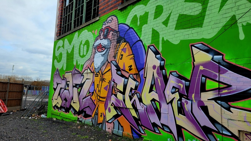 mural in  by artist unknown.