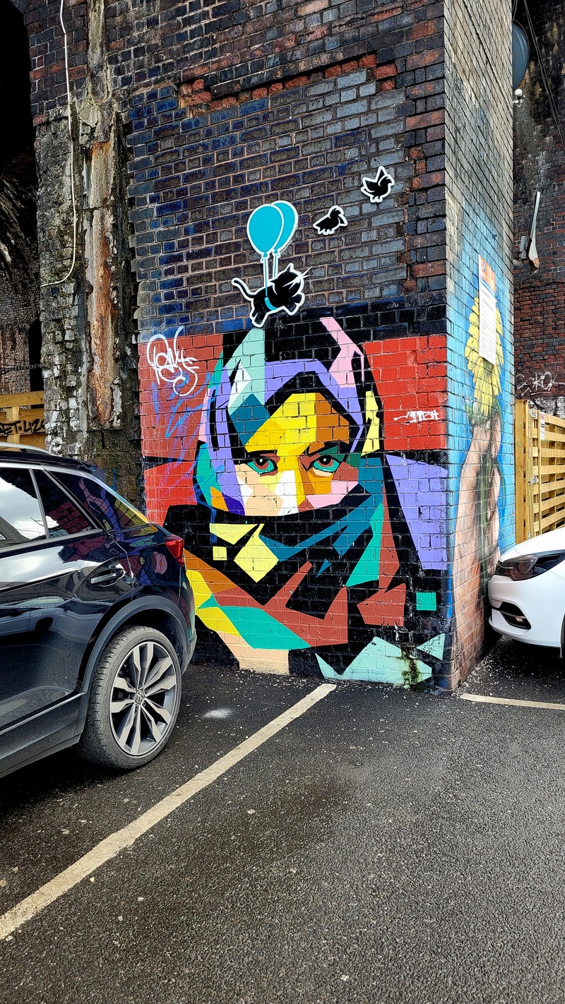 mural in Deritend by artist unknown.