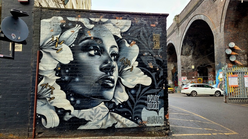 mural in Deritend by artist unknown.