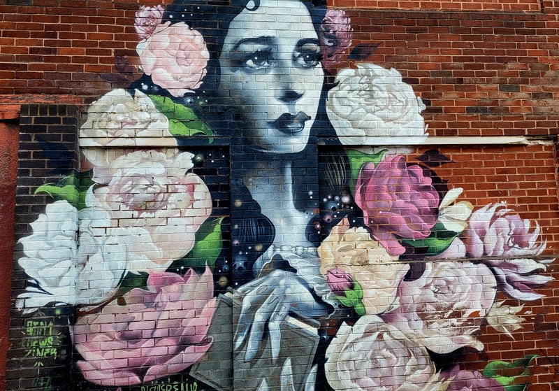 mural in Deritend by artist unknown.