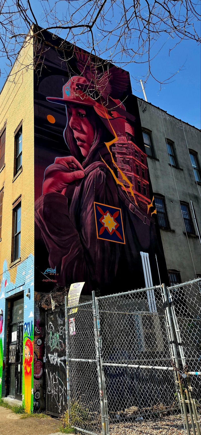 mural in Brooklyn by artist unknown.