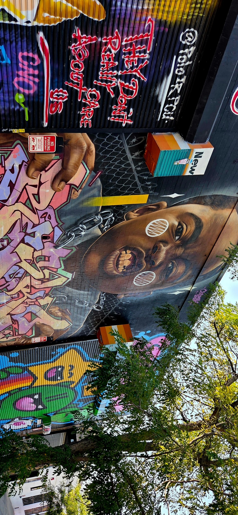 mural in Brooklyn by artist unknown.