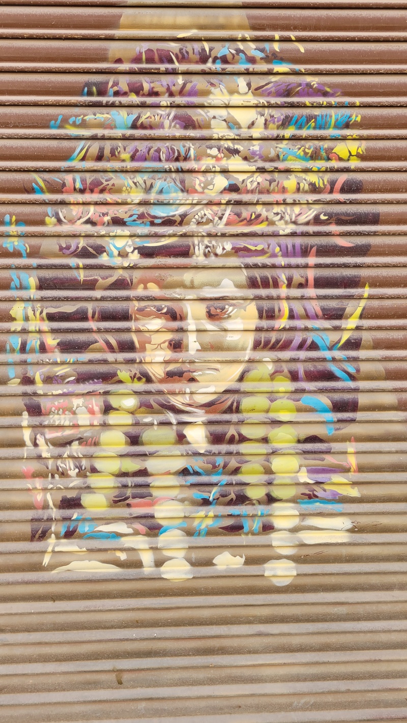 mural in Málaga by artist unknown.