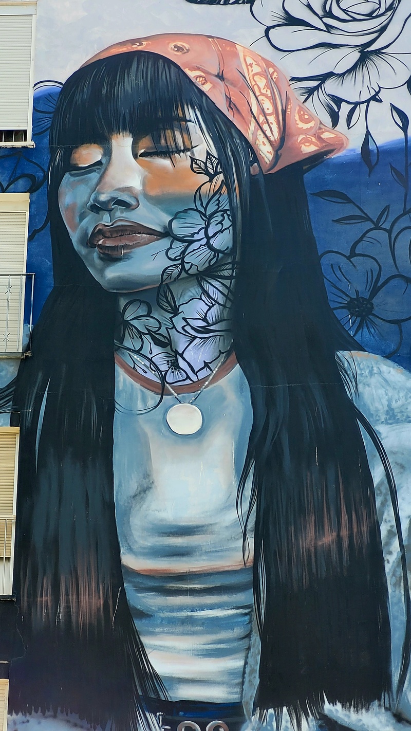 mural in Estepona by artist unknown.