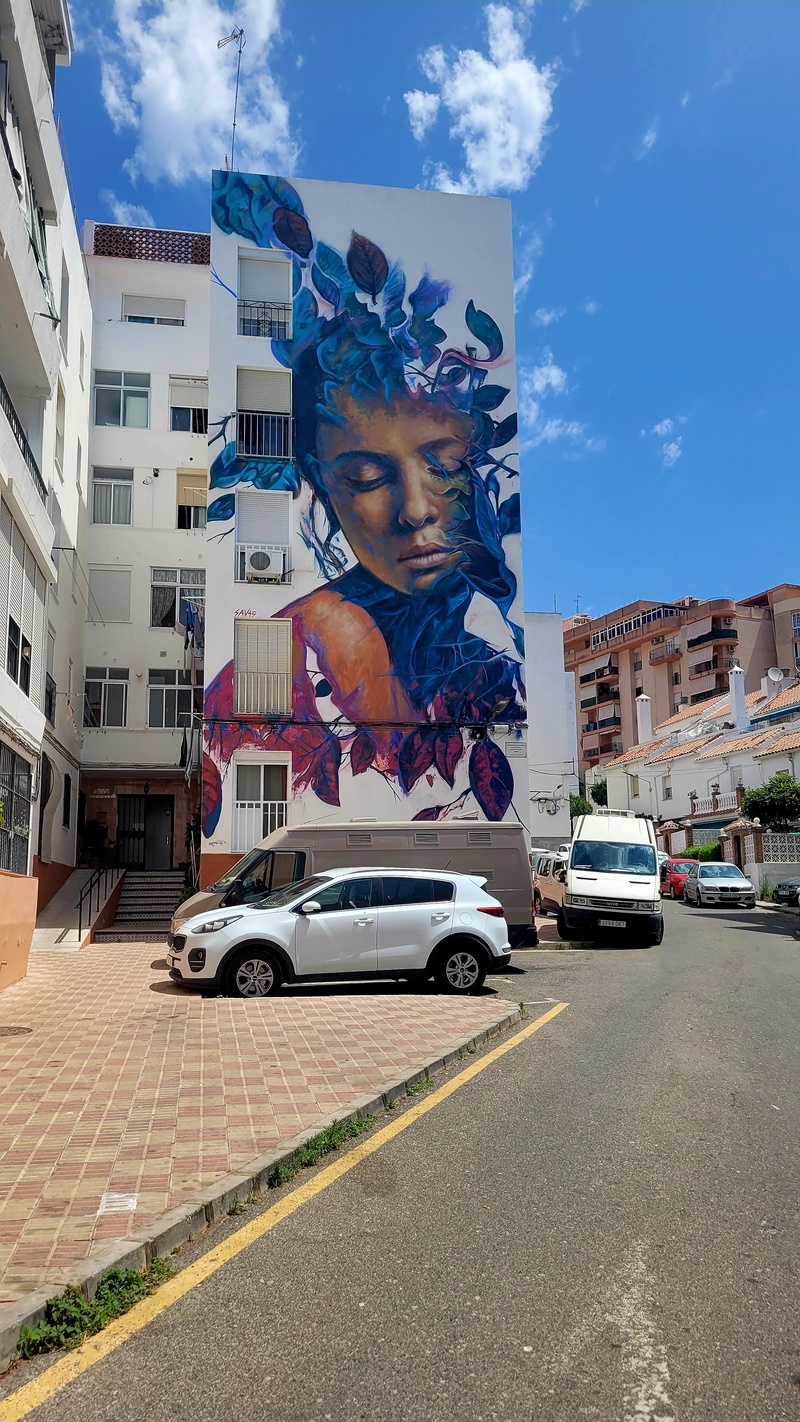 mural in Estepona by artist unknown.