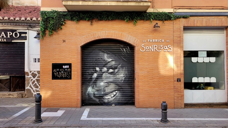 mural in Granada by artist unknown.