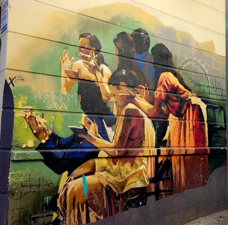 mural in Granada by artist unknown.